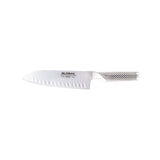 GLOBAL Coltello Santoku Lama con Alveoli 18cm in Acciaio Inox Cromova 18 G-80