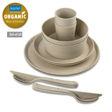 Set piatti Connect Helsinki Koziol in materiale organico 10 pezzi