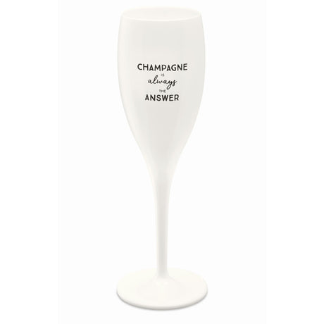 Flute Spumante Koziol in materiale termoplastico indistruttibile 19 cm