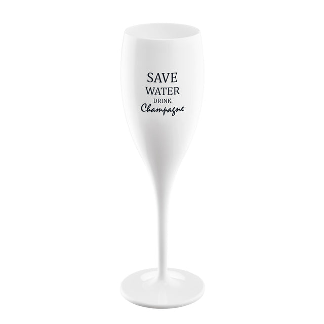 Flute spumante Koziol in materiale termoplastico indistruttibile 19 cm