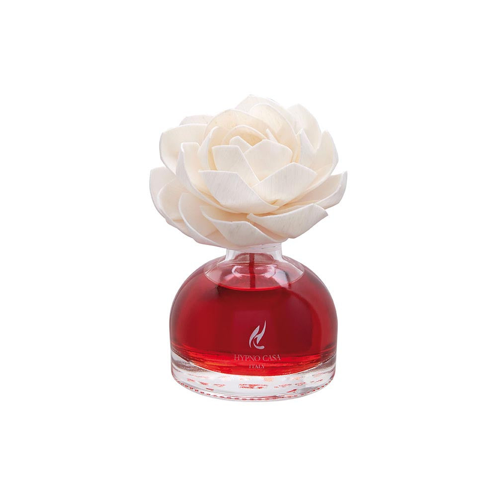 HYPNO CASA Reed Diffuser with White Pink Flower 100ml Divine Red
