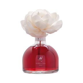 Diffusore a bastoncino Hypno Casa con fiore decorativo 250 ml melograno