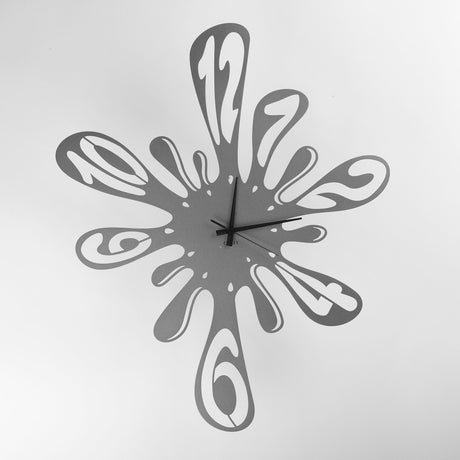 Orologio da parete Schizzo Ceart in acciaio grigio 55x68 cm