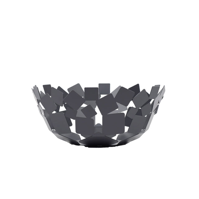 Insalatiera Materia Ceart in metallo grigio marmo 39x32 cm