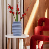 ROSENTHAL Design Vases Hop Atlantic 26cm Blu Porcellana