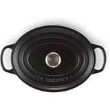 LE CREUSET Oval Cocotte Evolution 29cm Black Vitrified Cast Iron