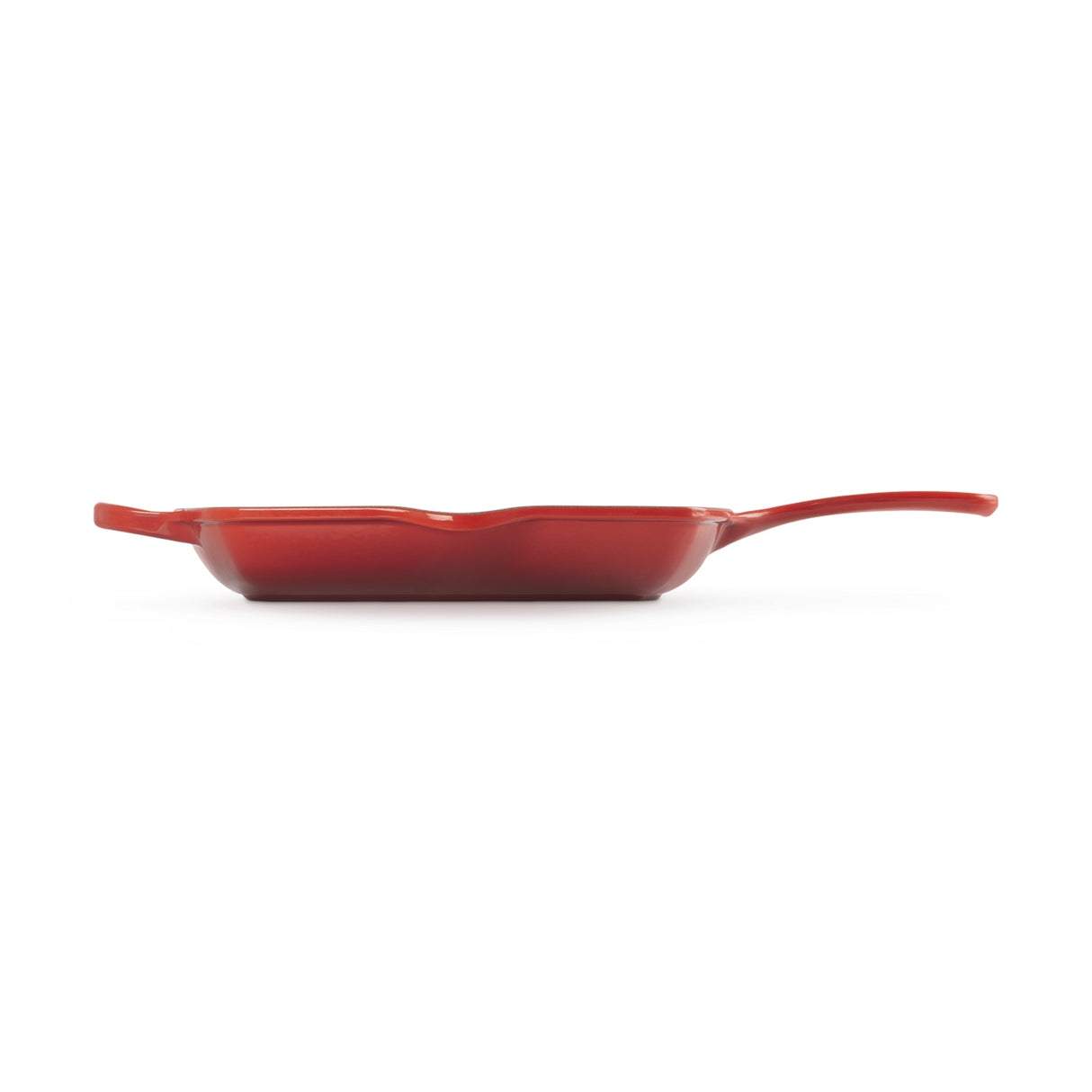 LE CREUSET Evolution Square Skillet Grill 26cm in Cherry Glazed Cast Iron