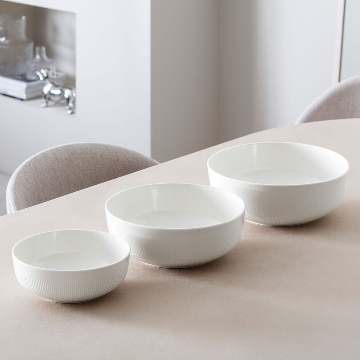 VILLEROY &amp; BOCH Afina Salad Bowl Bowl 26cm 2.5lt White Premium Porcelain