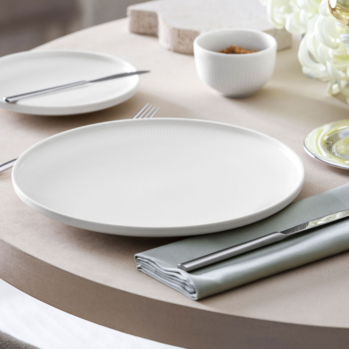 VILLEROY & BOCH Afina Piatto Piano 27cm Set 6 Pezzi Bianco Porcellana Premium