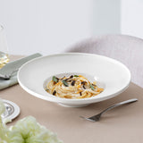 VILLEROY &amp; BOCH Afina Pasta Soup Plate 29cm Set 6 Pieces White Premium Porcelain