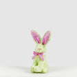 Coniglio di Pasqua EDG in tessuto verde 28x15 cm