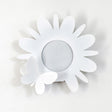 Porta umidificatore Fiorello Arti & Mestieri in metallo bianco design floreale