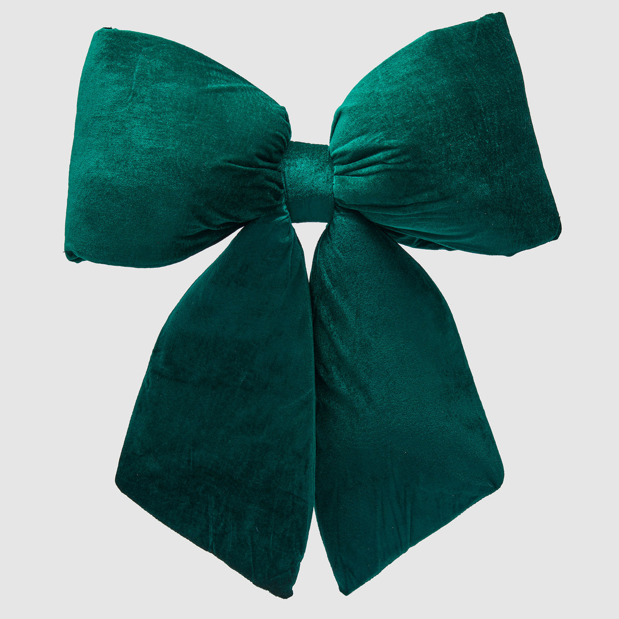 Fiocco natalizio EDG in velluto verde grande 64x60 cm