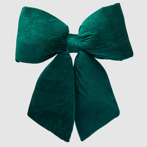 Fiocco natalizio EDG in velluto verde grande 64x60 cm