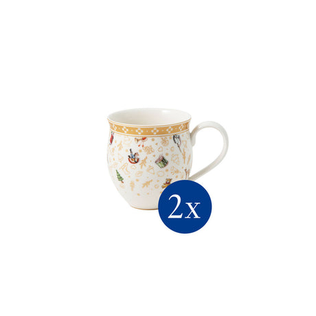 Set 2 Mug Toy's Delight Villeroy & Boch in porcellana decorata 440 ml