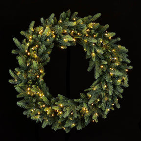 Ghirlanda luminosa EDG con 150 LED e 570 rami folti diametro 80 cm