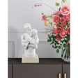 Scultura coppia innamorati Bongelli Preziosi in marmorino 27 cm