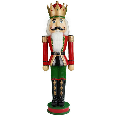 Schiaccianoci di Natale Timstor in resina decorativo altezza 94 cm
