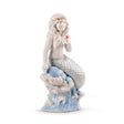 Statuetta Sirenetta dell'Oceano Lladrò in porcellana 23x13 cm