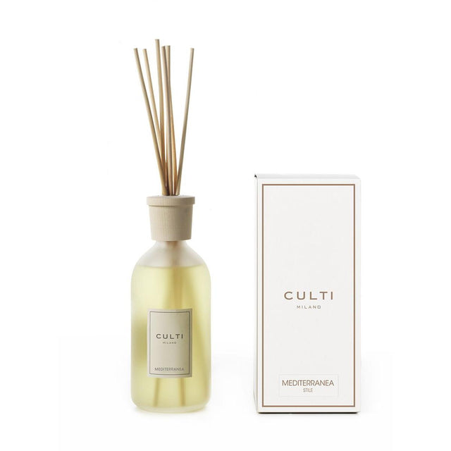 Diffusore bastoncini Culti Milano vetro satinato tappo acero 500 ml