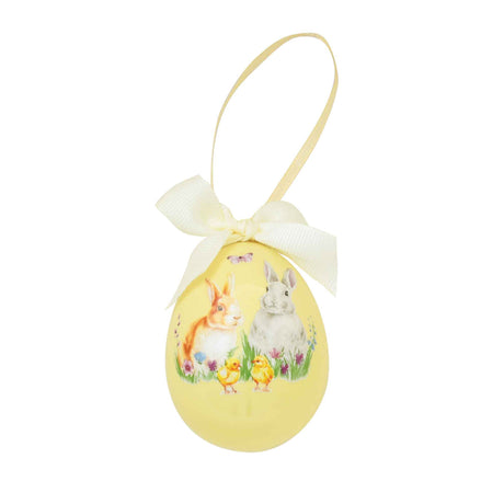 Ovetto di Pasqua Easy Life in ceramica decorata 6,5 cm