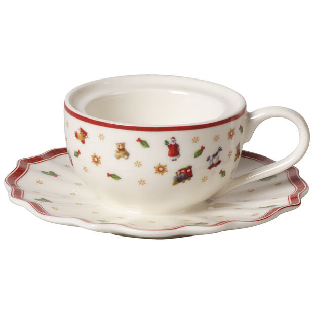 Portacandele tazza Toy's Delight Villeroy & Boch in porcellana decorata