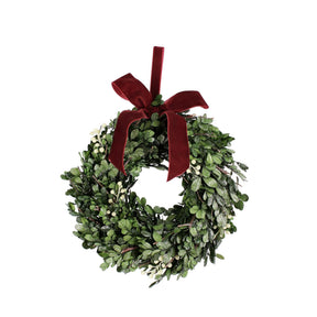 Ghirlanda di Natale Iside Bizzotto in materiale sintetico verde 30 cm
