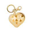 Portachiavi cuore profumato Hypno Casa in metallo color oro 6x7 cm