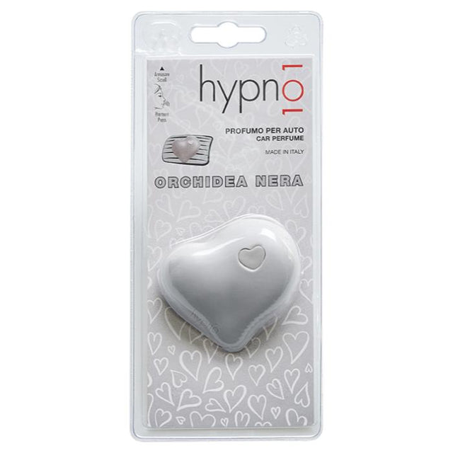 Profumatore auto Cuore Hypno Casa a forma di cuore fragranza Orchidea Nera