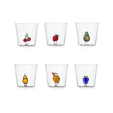 Set 6 bicchieri Ichendorf Fruits & Flowers in vetro borosilicato 350ml