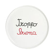 Piatto pizza Simple Day in ceramica con bordo rialzato 31,5 cm