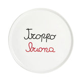 Piatto pizza Simple Day in ceramica con bordo rialzato 31,5 cm