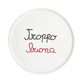 Piatto pizza Simple Day in ceramica con bordo rialzato 31,5 cm