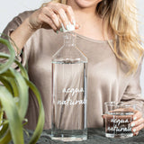 SIMPLE DAY Natural Water Glass Bottle 1.4 Liters Borosilicate Glass
