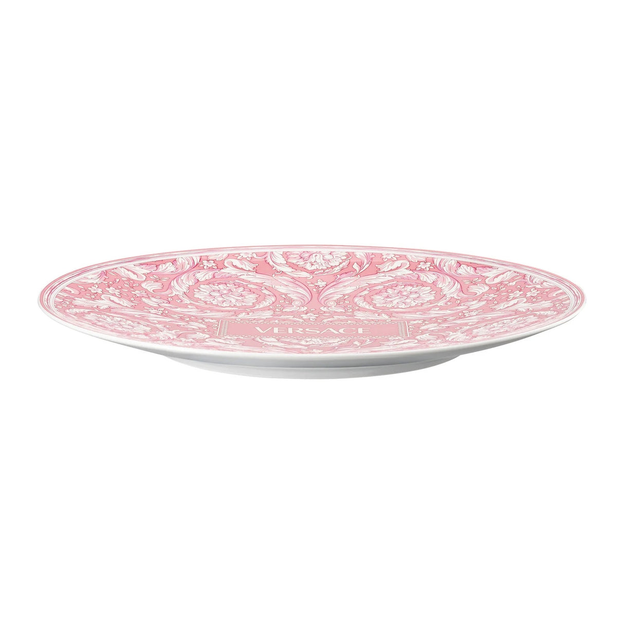 VERSACE Barocco Rose Piatto Segnaposto 33cm Rosa Porcellana