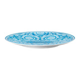 VERSACE Barocco Teal Piatto Segnaposto 33cm Azzurro Porcellana