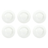 Set 6 piatti fondi Brandani in porcellana new bone bianca 21,5 cm