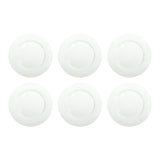 Set 6 piatti frutta Brandani in porcellana new bone bianca 19 cm
