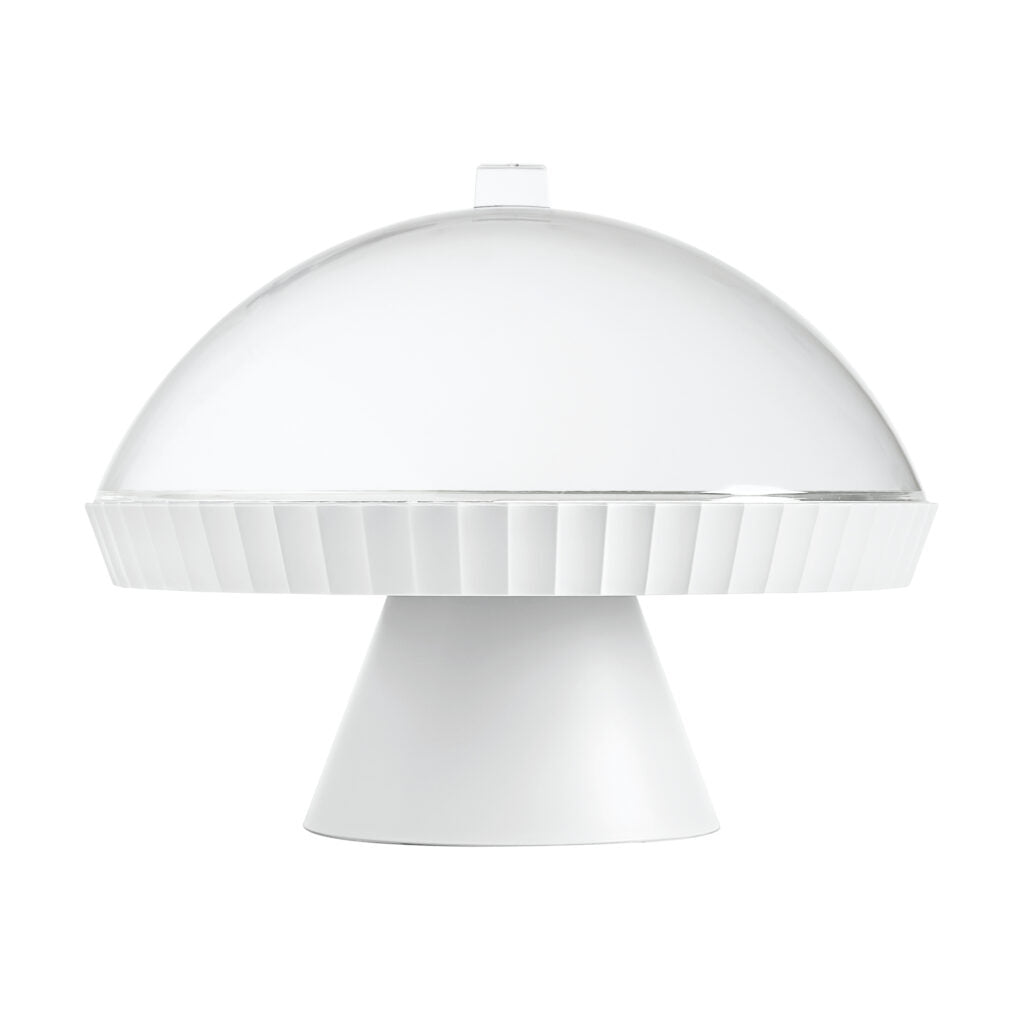 BLIM PLUS Agorà cake stand 30cm Arctic White Made in Italy 100% Recyclable