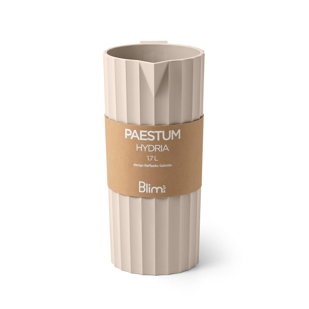 BLIM PLUS Caraffa Brocca Hydria Moka Grey Grigio 1,7lt Made in Italy 100% Riciclabile