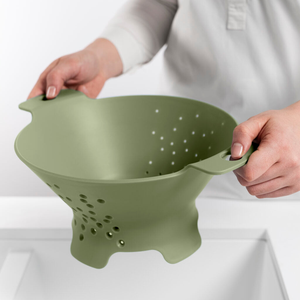 BLIM PLUS Scolapasta Cosmo Forest Dark Verde Made in Italy 100% Riciclabile