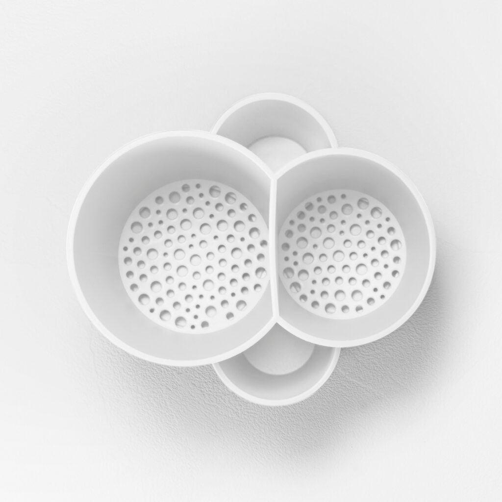 BLIM PLUS Cutlery Drainer Gocciolo 14x11.5cm Arctic White White Made in Italy 100% Recyclable