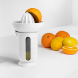 BLIM PLUS Spremiagrumi con Caraffa Ufo 500ml Arctic White Bianco Made in Italy 100% Riciclabile