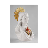 LLADRO' Scultura Sacro Cuore di Gesù 40x26cm Porcellana
