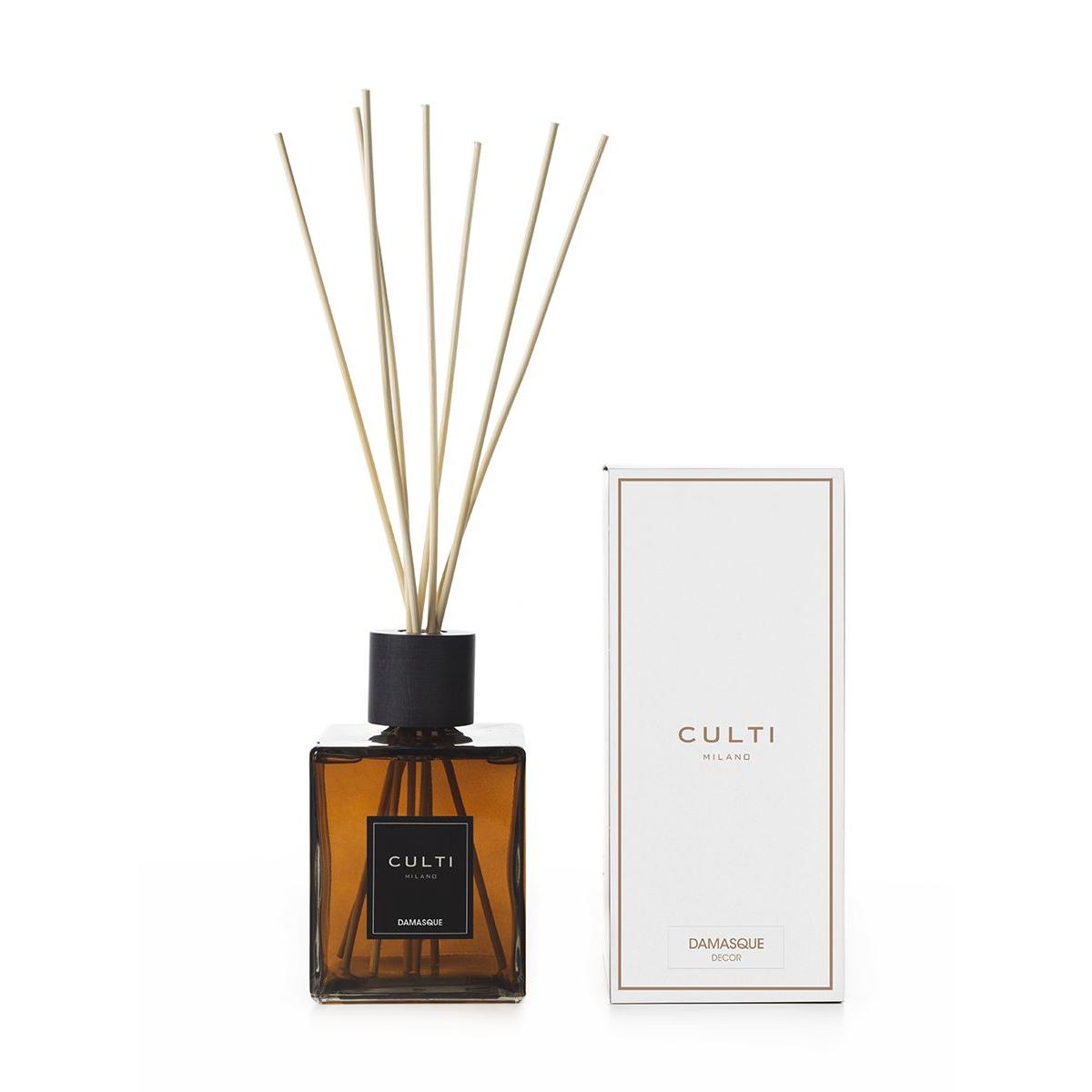 CULTI MILANO Decor Diffuser Air Freshener with Sticks 1L Damasque