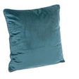Cuscino Artemis Bizzotto in velluto poliestere color avio 50x50 cm