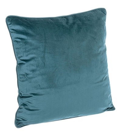 Cuscino Artemis Bizzotto in velluto poliestere color avio 50x50 cm