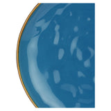 ROSE &amp; TULIPS Concerto Dinner Plate Air Force Blue 27cm Set 4 Pieces Stoneware