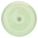 ROSE &amp; TULIPS Concerto Green Tea Fruit Plate 21cm Set 4 Pieces Stoneware