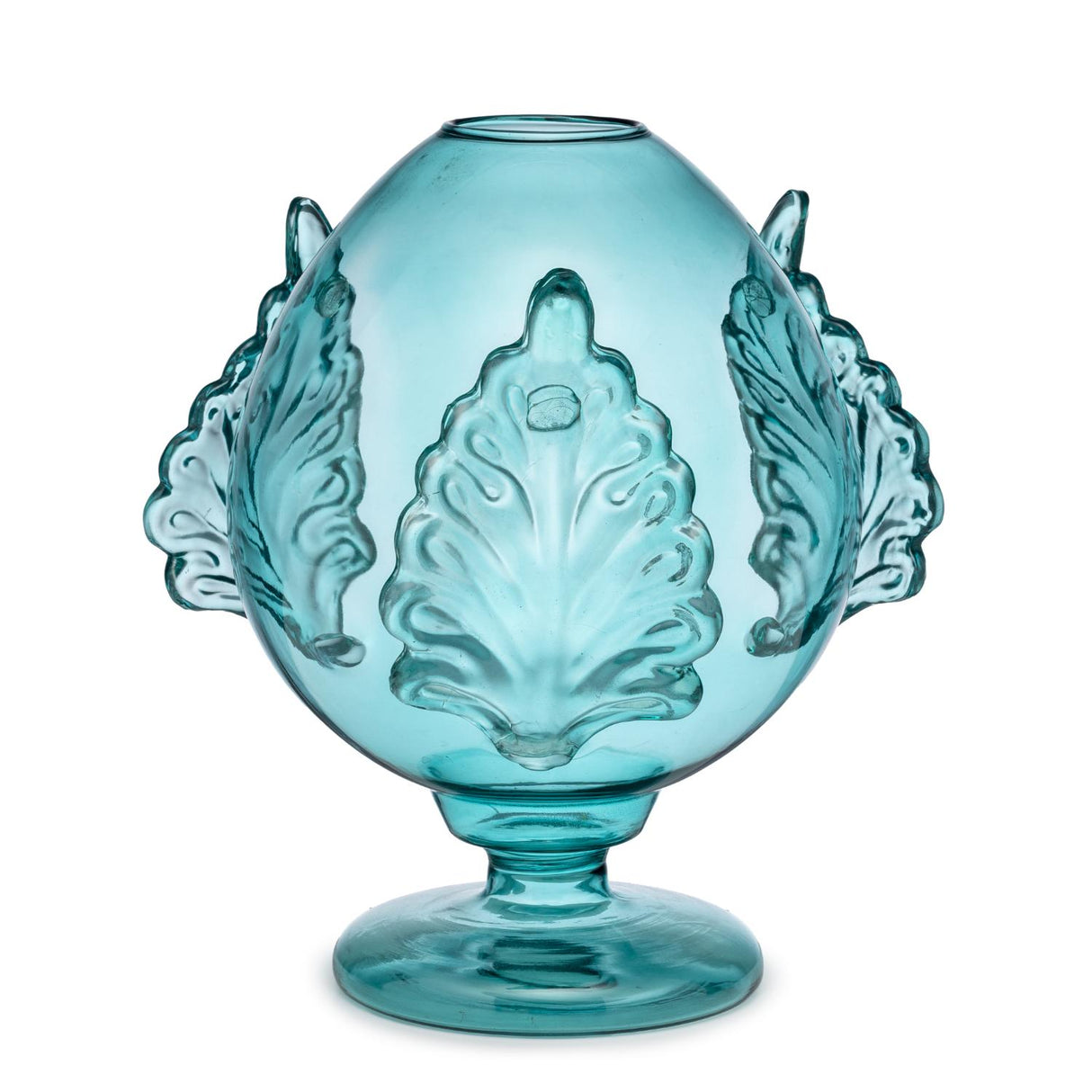 Pumo Pugliese Palais Royal in vetro azzurro 25 cm